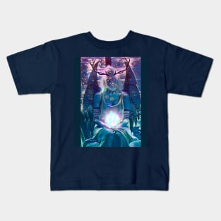 Aurora Blue Angel Demon Kids T-Shirt